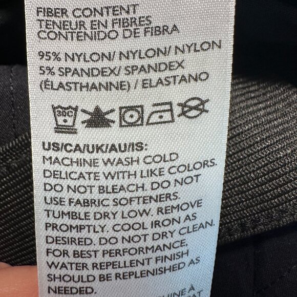 Eddie Bauer Women's Horizon Straight Ankle Pant Size 8 Black Outdoor Casual NEW - Picture 10 of 15